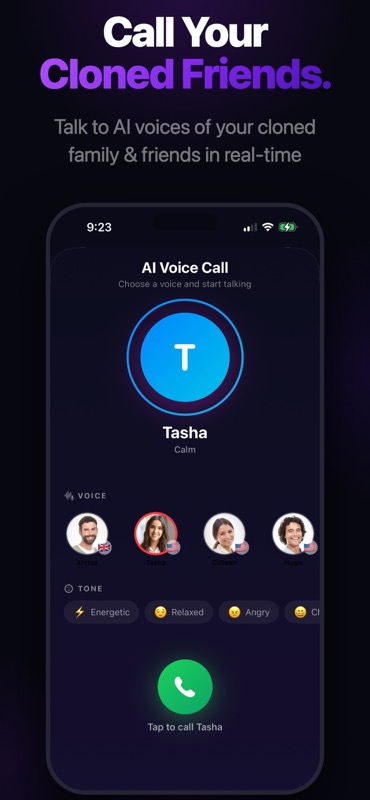 Voice Settings Screen